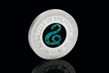 Load image into Gallery viewer, 2025 Australia Opal Series Lunar Year of the SNAKE 1oz Silver Proof $1 Coin
