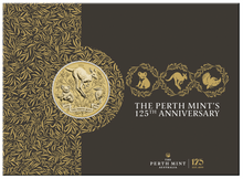 Load image into Gallery viewer, THE PERTH MINT’S 125TH ANNIVERSARY 2024 Base Metal $1 COIN In Card