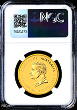Load image into Gallery viewer, 2025 Australia Bullion GOLD $100 Lunar Year of the Snake NGC MS70 1oz Coin FR