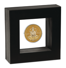 Load image into Gallery viewer, 2024 Diwali Festival 1oz .9999 Silver MEDALLION Gilt Gilded by 24k gold