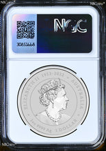 Load image into Gallery viewer, 2024 Silver Lunar Year Dragon TEAL NGC MS 70 1oz $1 ANDA PERTH MONEY EXPO