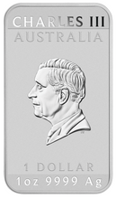 Load image into Gallery viewer, 2024 Australia DRAGON RECTANGULAR 1oz .9999 $1 Silver Bullion Coin