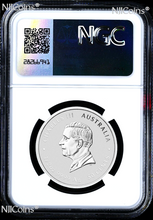 Load image into Gallery viewer, 2025 Australia .9999 Silver Lunar Year of the Snake NGC MS70 1/2oz 50c Coin FR