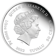 Load image into Gallery viewer, 8-COIN-SET JAMES BOND 007 ROGER MOORE COLLECTION 7x0.5+1=4.5oz SILVER PROOF 2024