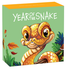 Load image into Gallery viewer, 2025 Year of the SNAKE BABY 1/2oz .9999 Silver Proof Half Dollar Coin Lunar
