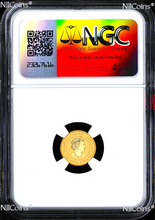 Load image into Gallery viewer, 2024 Australia Colored GOLD $5 Lunar Year of the Dragon NGC MS70 1/20oz Coin FR