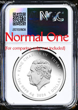 Load image into Gallery viewer, Mint Error Rotated Dies 2024 TMNT LEONARDO 1oz Colored Silver $1 COIN NGC PF70 F