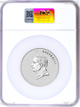 Load image into Gallery viewer, 2025 Australia .9999 Silver Lunar Year of the Snake NGC MS70 5oz $8 Coin FR