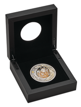 Load image into Gallery viewer, 2024 ALICANTO 2oz SILVER ANTIQUED COLORED $2 COIN +dome w/ gold+silver particles