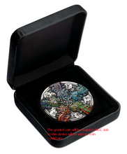 Load image into Gallery viewer, 2024 P 2024 DRAGON & THE FIVE ELEMENTS ANTIQUED 5 Oz Silver $5 COIN NGC MS70 ER