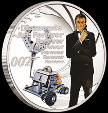 Load image into Gallery viewer, 7-COIN-SET JAMES BOND 007 SEAN CONNERY COLLECTION 6x0.5+1=4oz SILVER PROOF 2024