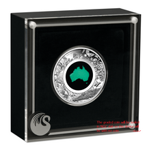 Load image into Gallery viewer, 2024 Australia Great Southern Land CHRYSOPRASE 1oz Silver Coin NGC PF70 FR