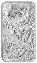Load image into Gallery viewer, 2024 Australia DRAGON RECTANGULAR 1oz .9999 $1 Silver Bullion Coin