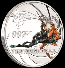 Load image into Gallery viewer, 7-COIN-SET JAMES BOND 007 SEAN CONNERY COLLECTION 6x0.5+1=4oz SILVER PROOF 2024