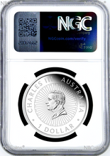 Load image into Gallery viewer, 2024 Australia Great Southern Land CHRYSOPRASE 1oz Silver Coin NGC PF70 FR