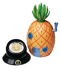 Load image into Gallery viewer, 2024 SPONGEBOB SQUAREPANTS 2oz SILVER PROOF GILDED $2 COIN w/ "Pineapple Home"