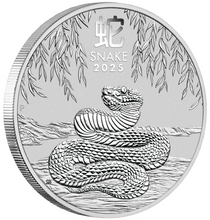 Load image into Gallery viewer, 2025 P Australia Lunar Year of the SNAKE 1oz Silver $1 Coin Series3 In Capsule