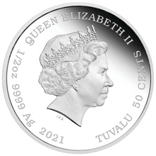 Load image into Gallery viewer, 8-COIN-SET JAMES BOND 007 ROGER MOORE COLLECTION 7x0.5+1=4.5oz SILVER PROOF 2024
