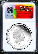 Load image into Gallery viewer, 2024 James Bond 007 Man With The Golden Gun SILVER PROOF $1 1oz COIN NGC PF70