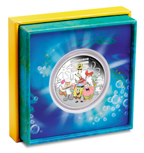 Load image into Gallery viewer, 2024 SPONGEBOB SQUAREPANTS-SPONGEBOB & FRIENDS 1oz $1 Silver Dollar Proof Coin