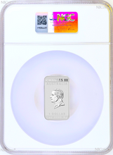 Load image into Gallery viewer, 2024 Dragon 1oz .9999 Silver Rectangular $1 Dollar Bar COIN NGC MS 70 FR D Label
