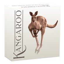 Load image into Gallery viewer, 2024 Australia GILT Proof 2oz .9999 Silver Kangaroo $2 Coin NGC PF70 ER Flag LB
