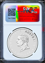 Load image into Gallery viewer, 2024 P Australia Silver Koala NGC MS 70 $1 1 oz Coin FR King Charles III Effigy