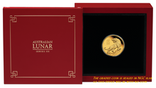 Load image into Gallery viewer, 2022 Australia .9999 1/10oz GOLD Lunar Year of the Tiger NGC PF70 $15 Coin FR