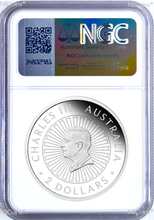 Load image into Gallery viewer, DOUBLE DRAGON WITH MOTHER OF PEARL 2024 2oz SILVER PROOF $2 COIN NGC PF70 UC FR