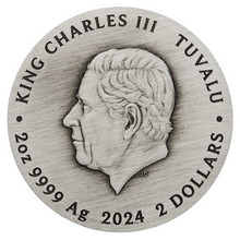Load image into Gallery viewer, 2024 FRIDA KAHLO 2oz .9999 Silver Antiqued Colored $2 Coin