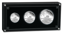 Load image into Gallery viewer, 2025 Australia Lunar Year of the Snake Silver Proof 3-Coin Set 2oz 1oz 1/2oz
