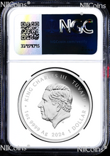 Load image into Gallery viewer, 2024 James Bond DANIEL CRAIG SILVER PROOF $1 1oz COIN NGC PF70 Aston Martin DB5