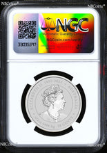 Load image into Gallery viewer, 2024 Silver Lunar Year of Dragon NGC MS70 1/2oz Coin Color Yellow Facing Left