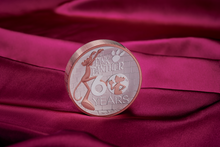 Load image into Gallery viewer, 2024 5oz 9999 Silver Gilt by Gold Pink Panther High Relief PROOF $5 Coin