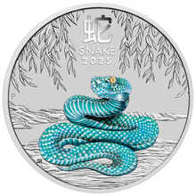 Load image into Gallery viewer, 2024/2025 SYDNEY MONEY EXPO ANDA SPECIAL YEAR OF THE SNAKE 1/4oz SILVER COIN