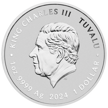 Load image into Gallery viewer, 2024 TEENAGE MUTANT NINJA TURTLES 40TH ANN. 1oz SILVER $1 Colored Coin In Card
