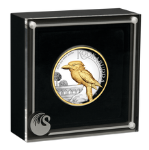 Load image into Gallery viewer, 2022 Australia GILT PROOF HIGH RELIEF 2oz Silver Kookaburra $2 Coin NGC PF70 ER