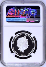 Load image into Gallery viewer, 2018 P Australia PROOF COLORIZED Silver Newborn Baby NGC PF70 1/2oz 50c Coin