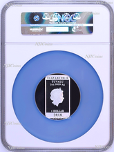 Load image into Gallery viewer, 2018 Lucky Cat “ラッキーな猫” “招財貓” 1oz Silver Proof Rectangle Coin NGC PF 70