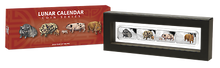 Load image into Gallery viewer, 2019 YEAR OF THE PIG LUNAR CALENDAR 1OZ SILVER PROOF 4-COIN SET Rectangular
