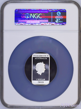 Load image into Gallery viewer, 2018 POSTERS WW1 WORLD WAR Peace Bonds 1oz Silver Rectangle Proof Coin NGC PF 70