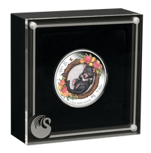 Load image into Gallery viewer, 2021 DREAMING DOWN UNDER TASMANIAN DEVIL 1/2oz .9999 SILVER PROOF COLORED COIN