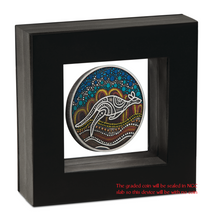 Load image into Gallery viewer, 2023 KANGAROO YONGKA 2oz Silver Antiqued Colored Coin NGC MS69 ER Blue Label