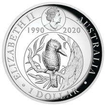 Load image into Gallery viewer, 2020 Australian Kookaburra 1oz Dollar $1 Silver Proof High Relief Coin Australia