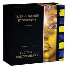 Load image into Gallery viewer, 2022 Tutankhamun Discovery 100th Ann 2oz Silver $2 Gilt Colored Coin NGC PF70 ER