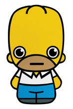 Load image into Gallery viewer, 2022 Homer SIMPSON Simpsons 1oz Colored SILVER Perth Mint 2nd MINTED MINI COIN