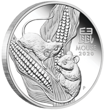 Load image into Gallery viewer, 2020 Australia PROOF Lunar Year of the Mouse 1oz Silver $1 Coin Series3