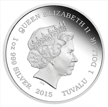 Load image into Gallery viewer, 2015 150TH ANNIVERSARY OF ALICE'S ADVENTURES IN WONDERLAND 1OZ SILVER PROOF COIN