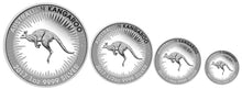 Load image into Gallery viewer, Australian Red Kangaroo 2017 Silver Proof Four-Coin Set in Presentation Case