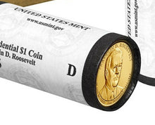 Load image into Gallery viewer, 8 Coin Set 2014 P & D President Harding Coolidge Hoover FDR Presidential Dollar
